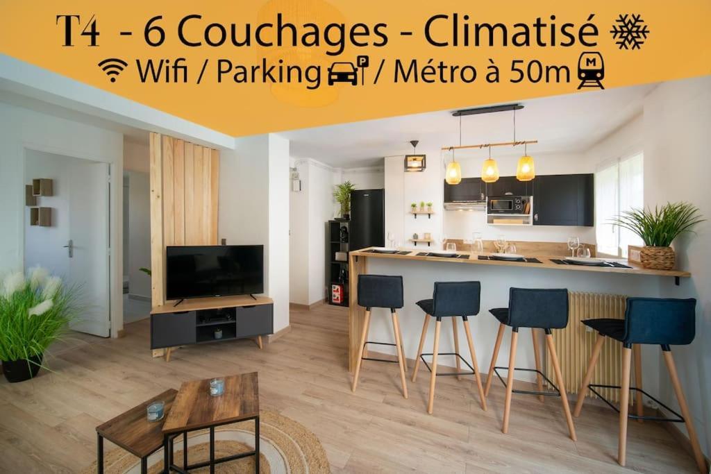 Fully Equipped Apartment With Parking 6 Beds Марсель Екстер'єр фото